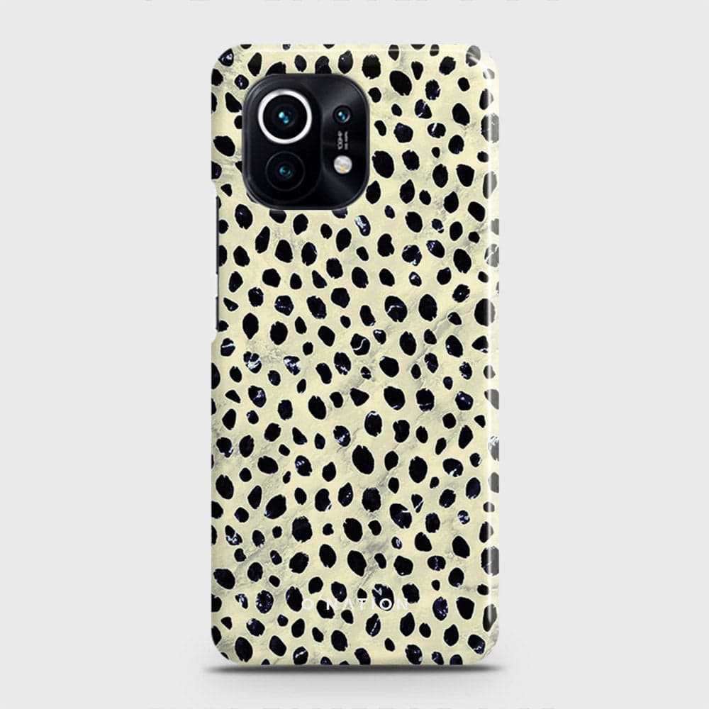 Xiaomi Mi 11 Cover - Bold Dots Series - Matte Finish - Snap On Hard Case with LifeTime Colors Guarantee
