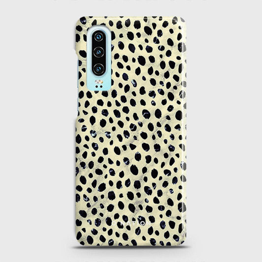 Huawei P30 Cover - Bold Dots Series - Matte Finish - Snap On Hard Case with LifeTime Colors Guarantee