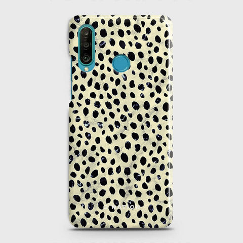 Huawei P30 lite Cover - Bold Dots Series - Matte Finish - Snap On Hard Case with LifeTime Colors Guarantee