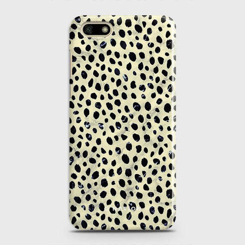 Huawei Y5 Prime 2018 Cover - Bold Dots Series - Matte Finish - Snap On Hard Case with LifeTime Colors Guarantee