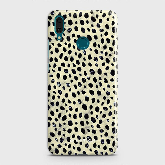 Huawei Y7 2019 Cover - Bold Dots Series - Matte Finish - Snap On Hard Case with LifeTime Colors Guarantee