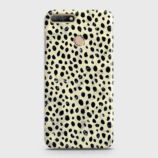Huawei Y7 Prime 2018 / Y7 2018 Cover - Bold Dots Series - Matte Finish - Snap On Hard Case with LifeTime Colors Guarantee