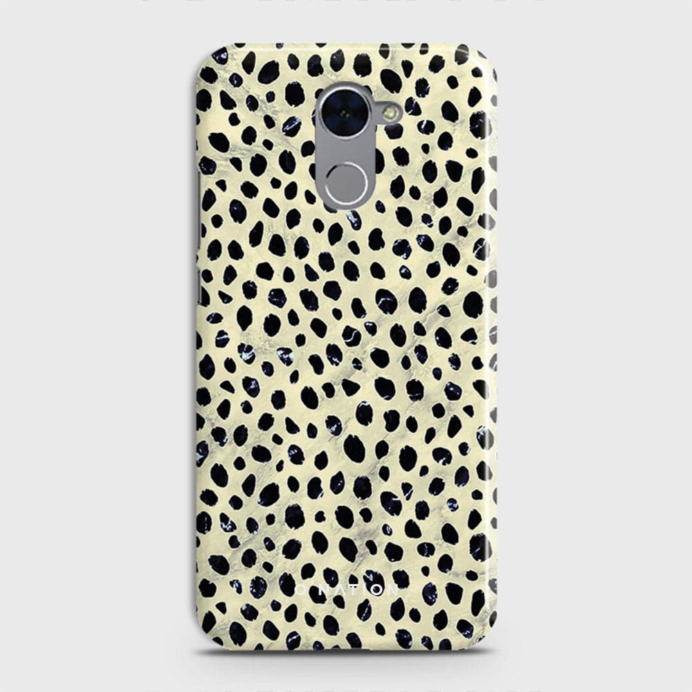 Huawei Y7 Prime 2017 Cover - Bold Dots Series - Matte Finish - Snap On Hard Case with LifeTime Colors Guarantee