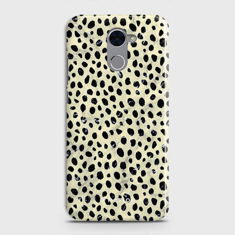 Huawei Y7 Prime 2017 Cover - Bold Dots Series - Matte Finish - Snap On Hard Case with LifeTime Colors Guarantee