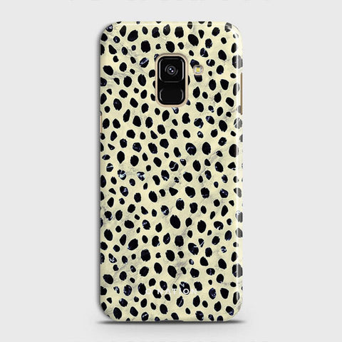 Samsung A8 Plus 2018 Cover - Bold Dots Series - Matte Finish - Snap On Hard Case with LifeTime Colors Guarantee