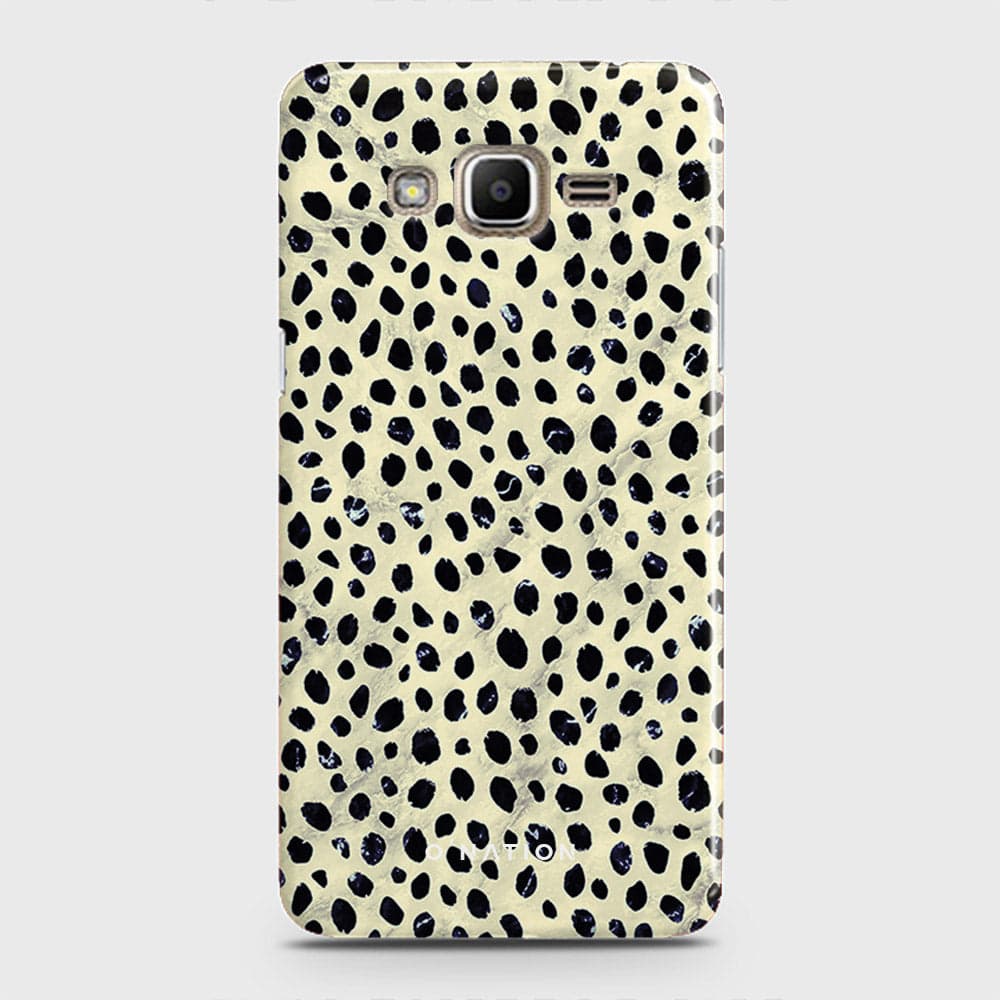 Samsung Galaxy J7 2015 Cover - Bold Dots Series - Matte Finish - Snap On Hard Case with LifeTime Colors Guarantee
