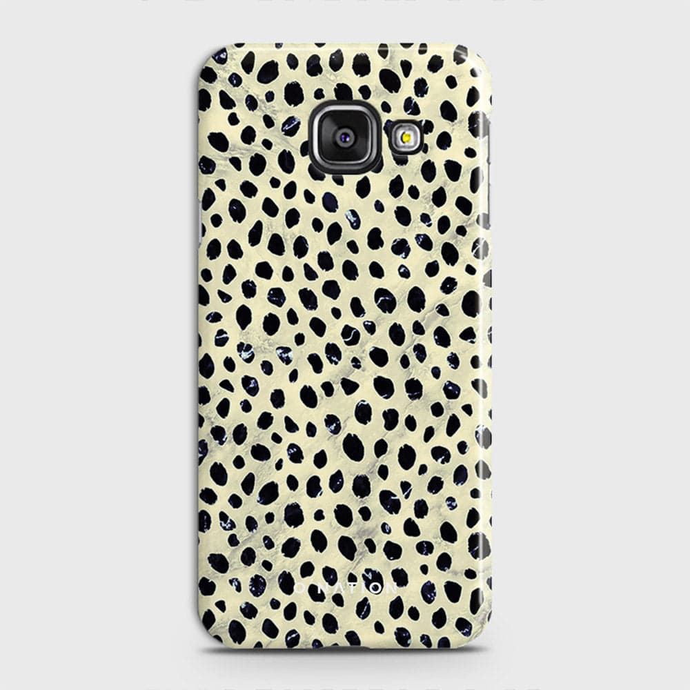 Samsung A310 Cover - Bold Dots Series - Matte Finish - Snap On Hard Case with LifeTime Colors Guarantee