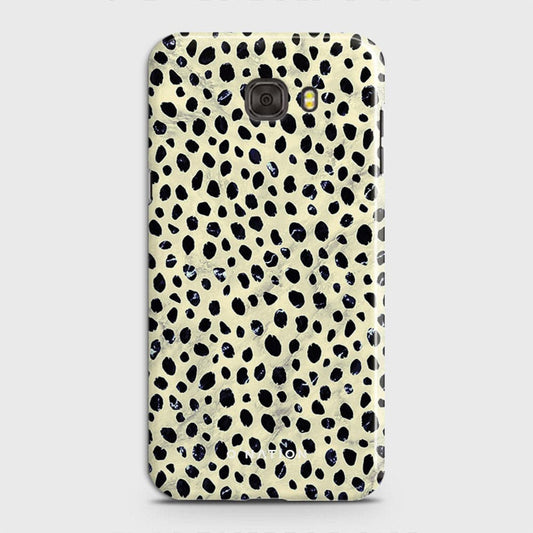 Samsung Galaxy C7 Cover - Bold Dots Series - Matte Finish - Snap On Hard Case with LifeTime Colors Guarantee