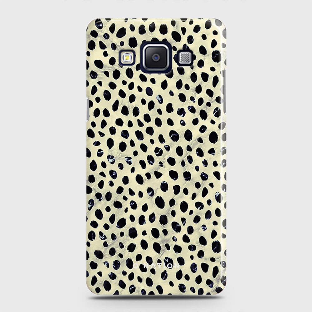 Samsung Galaxy E5 Cover - Bold Dots Series - Matte Finish - Snap On Hard Case with LifeTime Colors Guarantee