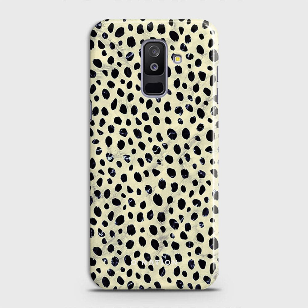 Samsung Galaxy J8 2018 Cover - Bold Dots Series - Matte Finish - Snap On Hard Case with LifeTime Colors Guarantee