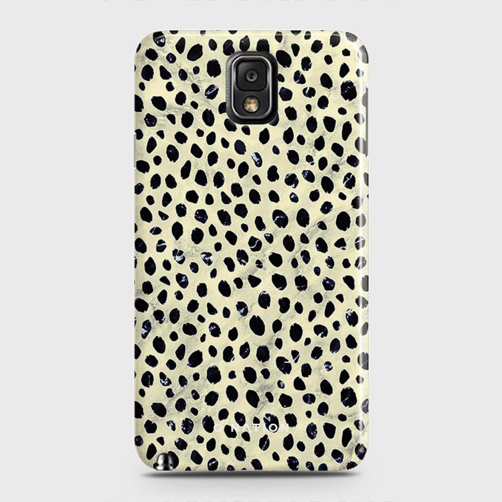 Samsung Galaxy Note 3 Cover - Bold Dots Series - Matte Finish - Snap On Hard Case with LifeTime Colors Guarantee
