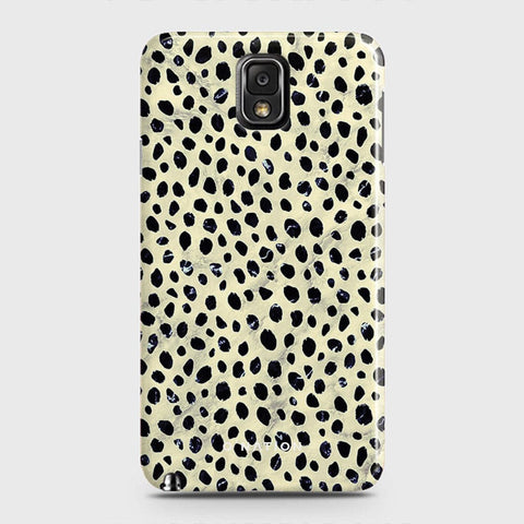 Samsung Galaxy Note 3 Cover - Bold Dots Series - Matte Finish - Snap On Hard Case with LifeTime Colors Guarantee