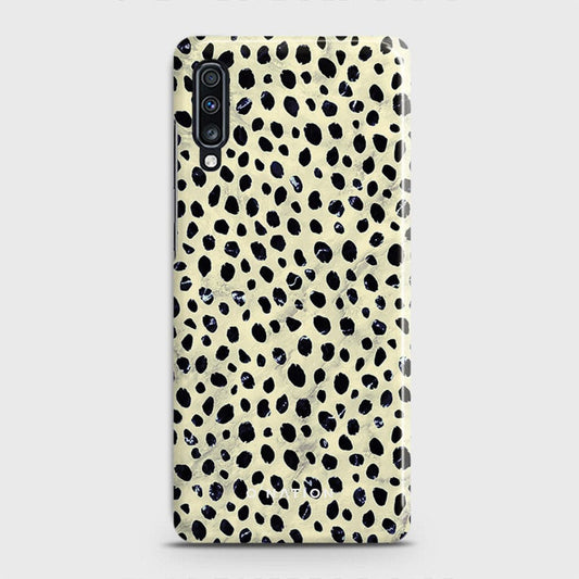 Samsung Galaxy A70 Cover - Bold Dots Series - Matte Finish - Snap On Hard Case with LifeTime Colors Guarantee