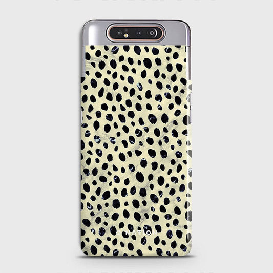 Samsung Galaxy A80 Cover - Bold Dots Series - Matte Finish - Snap On Hard Case with LifeTime Colors Guarantee