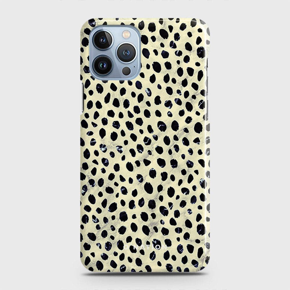 iPhone 13 Pro Max Cover - Bold Dots Series - Matte Finish - Snap On Hard Case with LifeTime Colors Guarantee