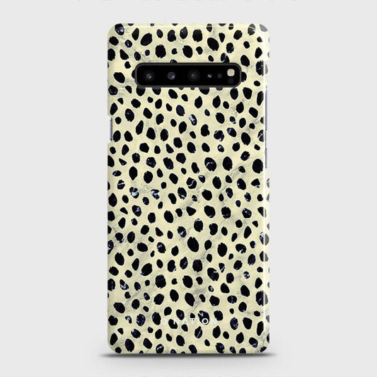 Samsung Galaxy S10 5G Cover - Bold Dots Series - Matte Finish - Snap On Hard Case with LifeTime Colors Guarantee