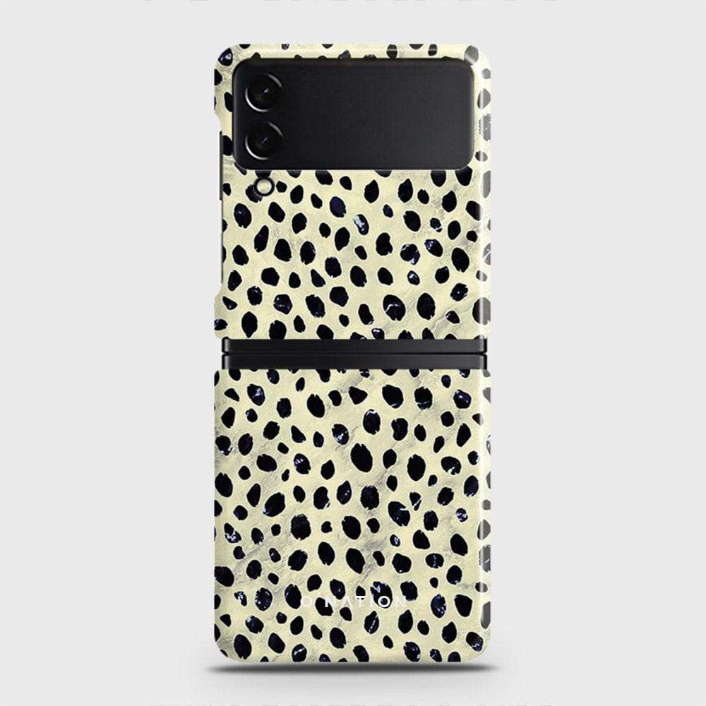 Samsung Galaxy Z Flip 3 5G Cover - Bold Dots Series - Matte Finish - Snap On Hard Case with LifeTime Colors Guarantee