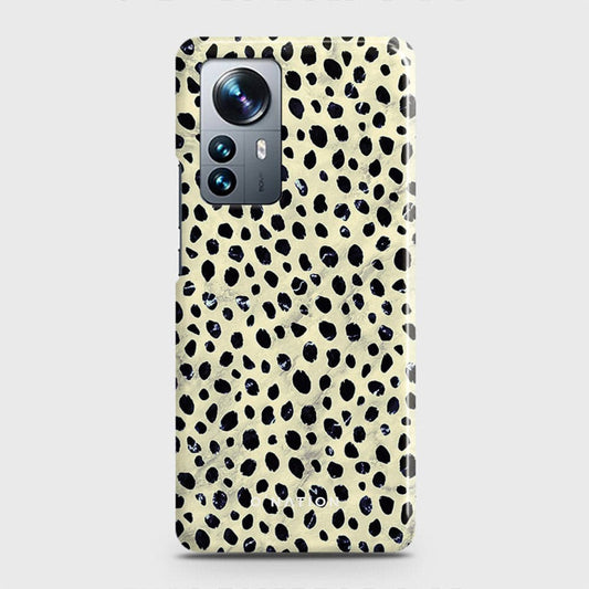 Xiaomi 12 Cover - Bold Dots Series - Matte Finish - Snap On Hard Case with LifeTime Colors Guarantee
