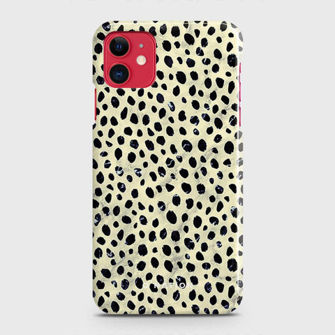 iPhone 11 Cover - Bold Dots Series - Matte Finish - Snap On Hard Case with LifeTime Colors Guarantee