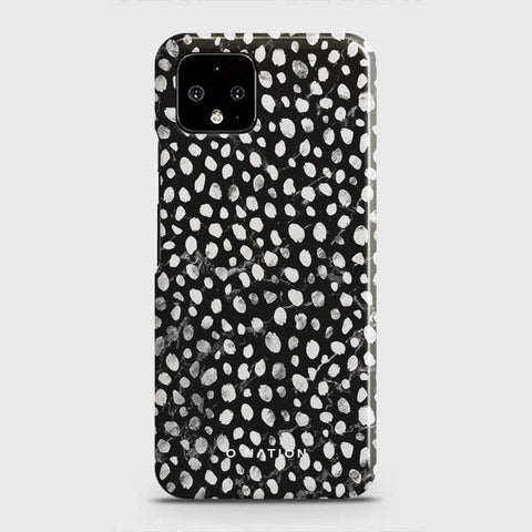 Google Pixel 4 Cover - Bold Dots Series - Matte Finish - Snap On Hard Case with LifeTime Colors Guarantee