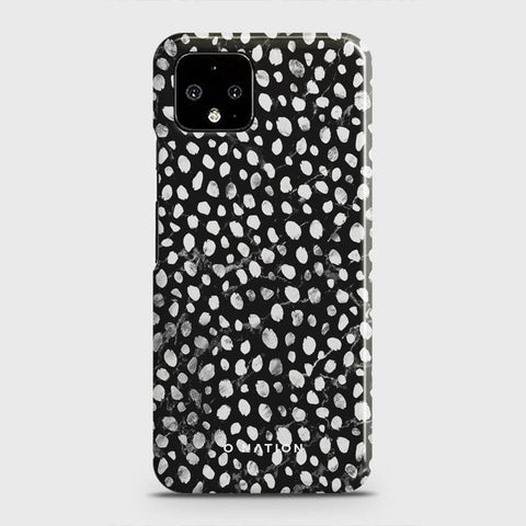 Google Pixel 4 Cover - Bold Dots Series - Matte Finish - Snap On Hard Case with LifeTime Colors Guarantee