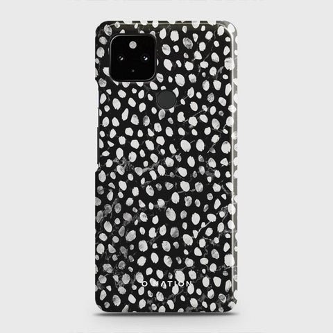 Google Pixel 5 Cover - Bold Dots Series - Matte Finish - Snap On Hard Case with LifeTime Colors Guarantee