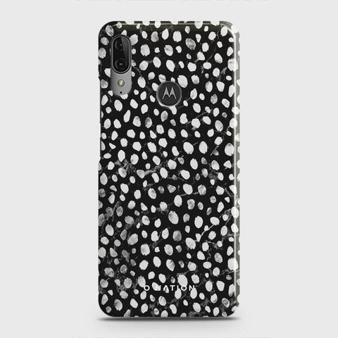 Motorola Moto E6 Plus Cover - Bold Dots Series - Matte Finish - Snap On Hard Case with LifeTime Colors Guarantee