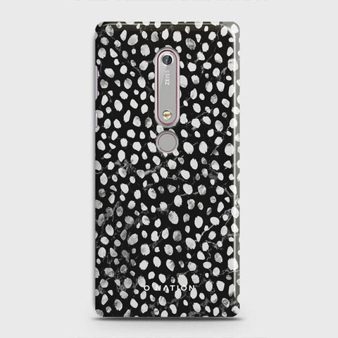 Nokia 6.1 Cover - Bold Dots Series - Matte Finish - Snap On Hard Case with LifeTime Colors Guarantee