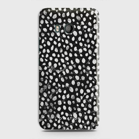 HTC U11  Cover - Bold Dots Series - Matte Finish - Snap On Hard Case with LifeTime Colors Guarantee