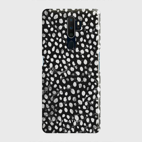 Oppo A5 2020 Cover - Bold Dots Series - Matte Finish - Snap On Hard Case with LifeTime Colors Guarantee