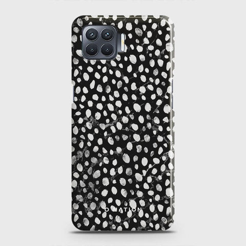 Oppo F17 Pro Cover - Bold Dots Series - Matte Finish - Snap On Hard Case with LifeTime Colors Guarantee