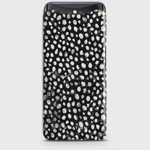 Oppo Find X Cover - Bold Dots Series - Matte Finish - Snap On Hard Case with LifeTime Colors Guarantee