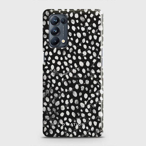 Oppo Find X3 Lite Cover - Bold Dots Series - Matte Finish - Snap On Hard Case with LifeTime Colors Guarantee