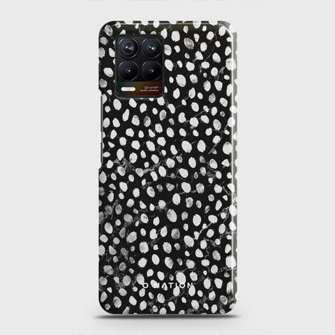 Realme 8 Cover - Bold Dots Series - Matte Finish - Snap On Hard Case with LifeTime Colors Guarantee