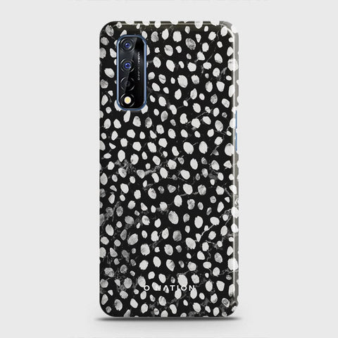 Realme Narzo 30 Cover - Bold Dots Series - Matte Finish - Snap On Hard Case with LifeTime Colors Guarantee