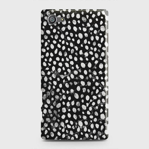 Sony Xperia Z5 Compact / Z5 Mini Cover - Bold Dots Series - Matte Finish - Snap On Hard Case with LifeTime Colors Guarantee