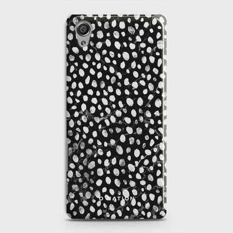 Sony Xperia XA Cover - Bold Dots Series - Matte Finish - Snap On Hard Case with LifeTime Colors Guarantee