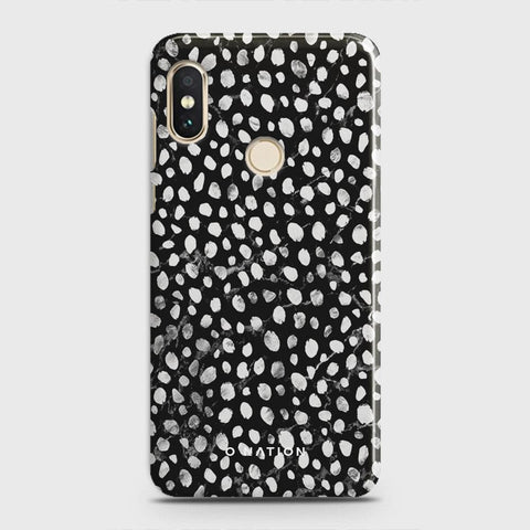 Xiaomi Mi A2 Lite / Redmi 6 Pro Cover - Bold Dots Series - Matte Finish - Snap On Hard Case with LifeTime Colors Guarantee