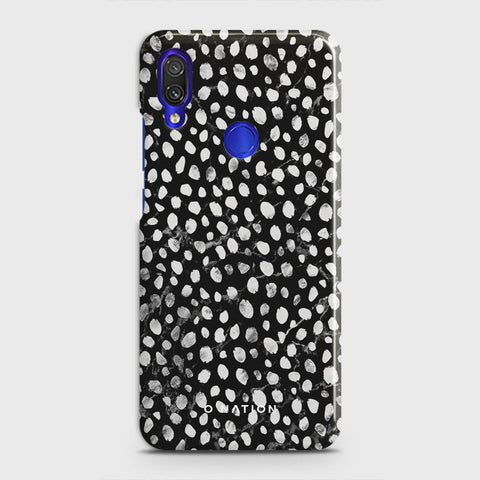 Xiaomi Redmi Note 7 Pro Cover - Bold Dots Series - Matte Finish - Snap On Hard Case with LifeTime Colors Guarantee