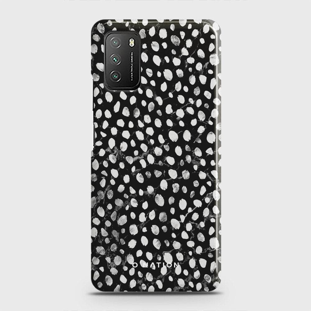 Xiaomi Poco M3 Cover - Bold Dots Series - Matte Finish - Snap On Hard Case with LifeTime Colors Guarantee ( Fast Delivery )