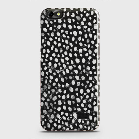 Huawei Honor 4C Cover - Bold Dots Series - Matte Finish - Snap On Hard Case with LifeTime Colors Guarantee