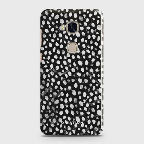 Huawei Honor 5X Cover - Bold Dots Series - Matte Finish - Snap On Hard Case with LifeTime Colors Guarantee