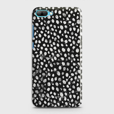 Huawei Honor 10 Lite Cover - Bold Dots Series - Matte Finish - Snap On Hard Case with LifeTime Colors Guarantee