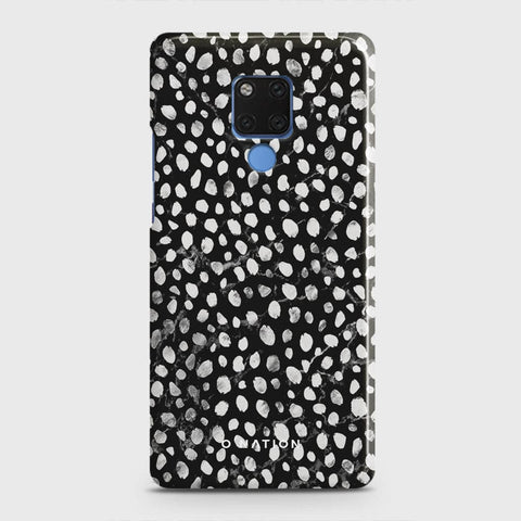 Huawei Mate 20 Cover - Bold Dots Series - Matte Finish - Snap On Hard Case with LifeTime Colors Guarantee