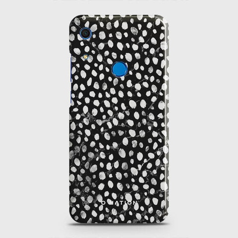 Huawei Y6s 2019 Cover - Bold Dots Series - Matte Finish - Snap On Hard Case with LifeTime Colors Guarantee