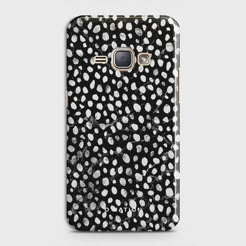 Samsung Galaxy J1 2016 / J120 Cover - Bold Dots Series - Matte Finish - Snap On Hard Case with LifeTime Colors Guarantee