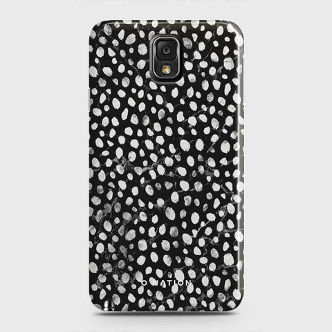 Samsung Galaxy Note 3 Cover - Bold Dots Series - Matte Finish - Snap On Hard Case with LifeTime Colors Guarantee