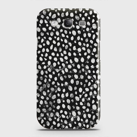 Samsung Galaxy S3 Cover - Bold Dots Series - Matte Finish - Snap On Hard Case with LifeTime Colors Guarantee