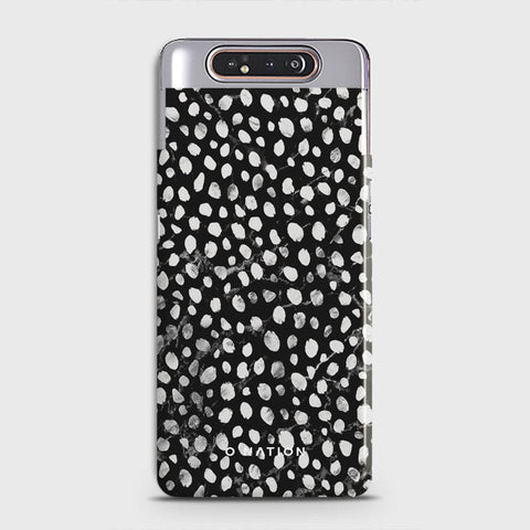 Samsung Galaxy A80 Cover - Bold Dots Series - Matte Finish - Snap On Hard Case with LifeTime Colors Guarantee