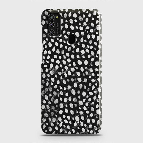 Samsung Galaxy M21 Cover - Bold Dots Series - Matte Finish - Snap On Hard Case with LifeTime Colors Guarantee